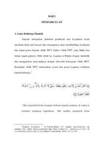 PENAFSIRAN AYAT-AYAT SYIRIK DALAM AL-QURAN (Studi Kajian Tafsir Wahbah ...